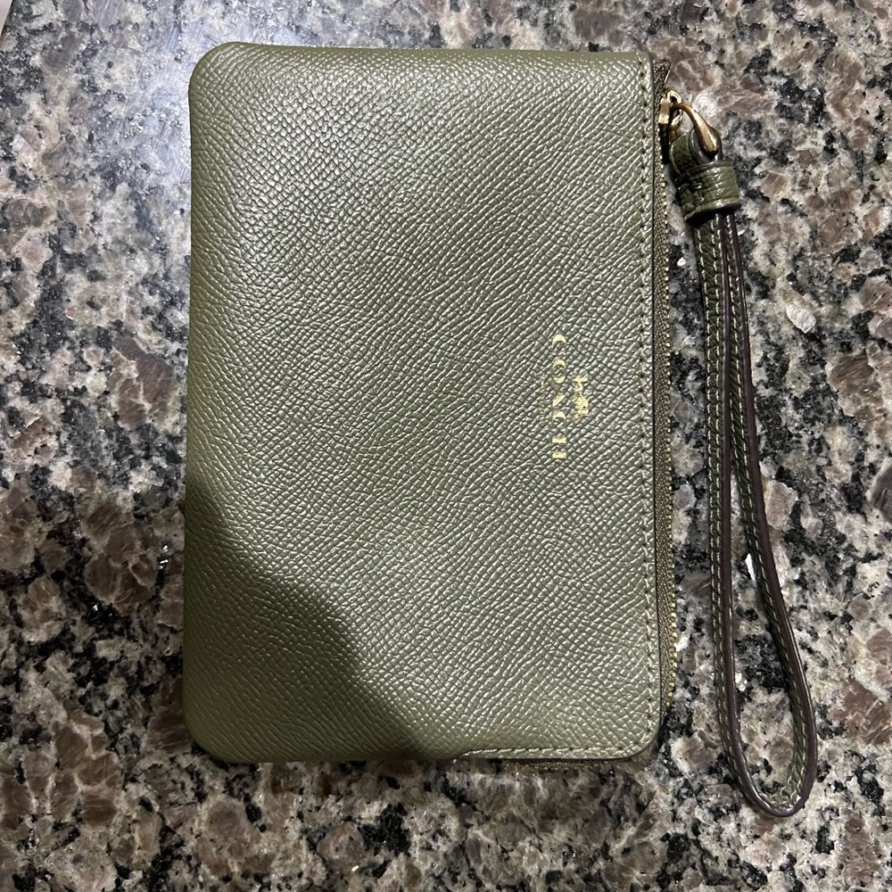 Green coach wallet